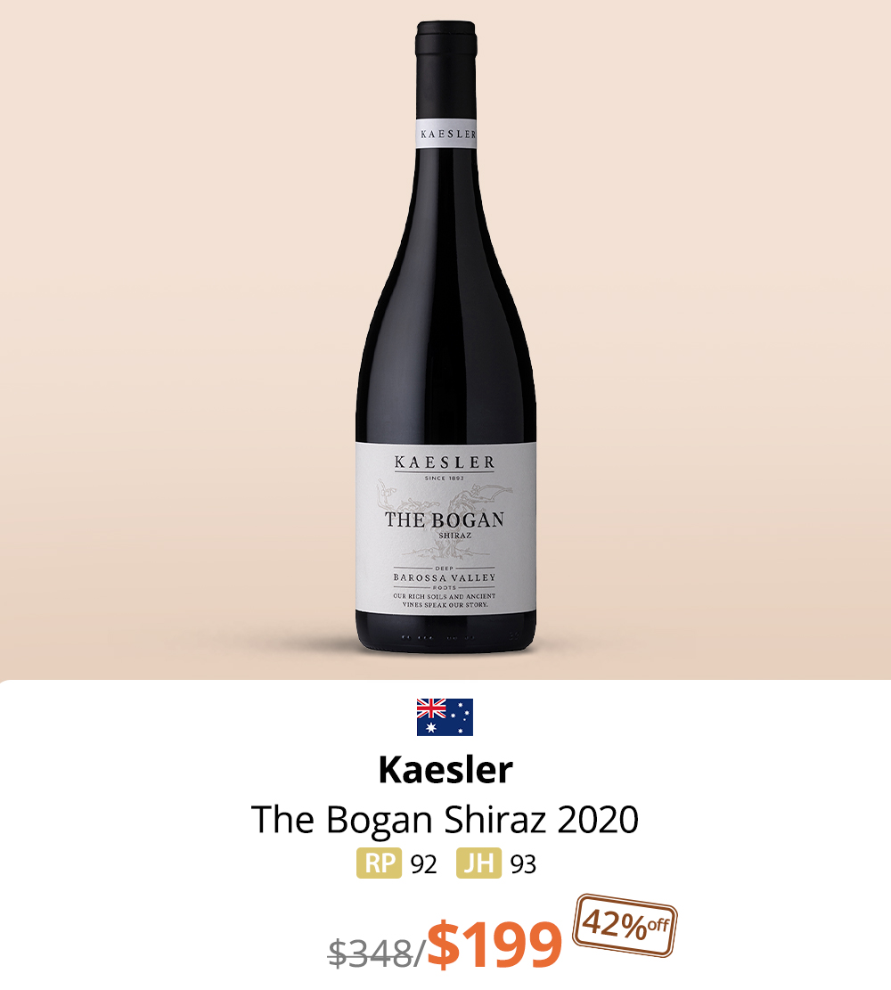 Kaesler Bogan Shiraz 2020